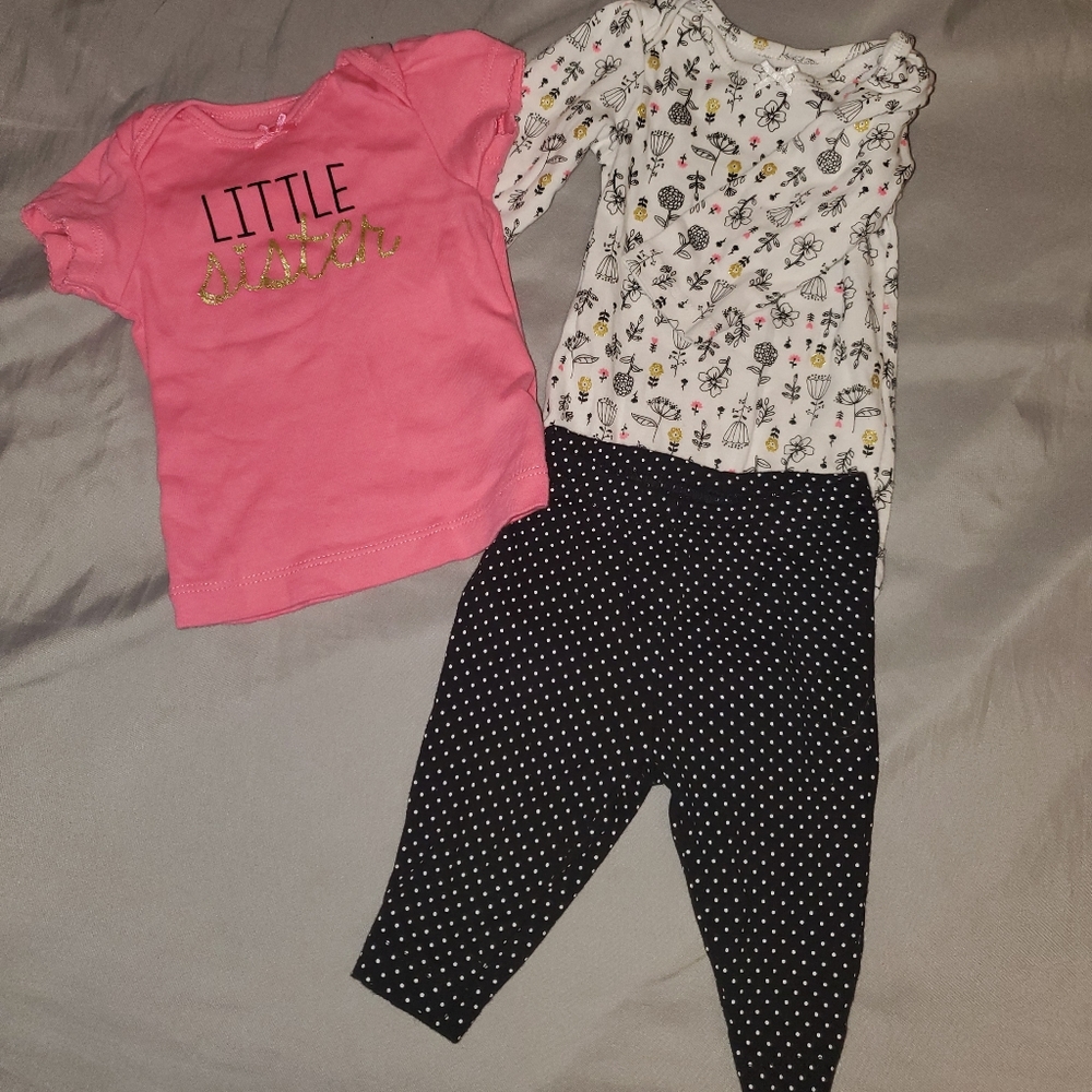 "Little Sister" 3 piece outfit